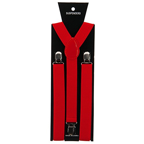 Fashion Suspender - Red OSFM