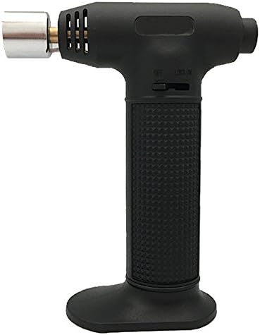 All Splendid Gas Soldering Torch 7270 (Black) with Electronic Ignition & Flame Adjustment, Child Safety Lock Feature, Soldering, Metal Works, Jewelry, Electronic, Small Welding, Without Gas