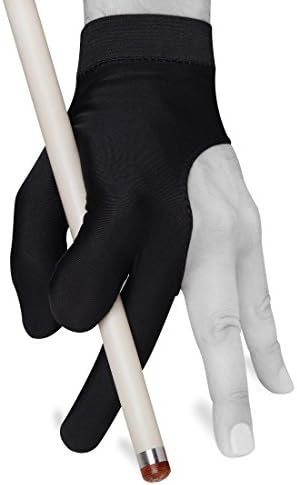 Billiard Pool Cue Glove - Classic - for Left Hand - Black (Medium/Large)
