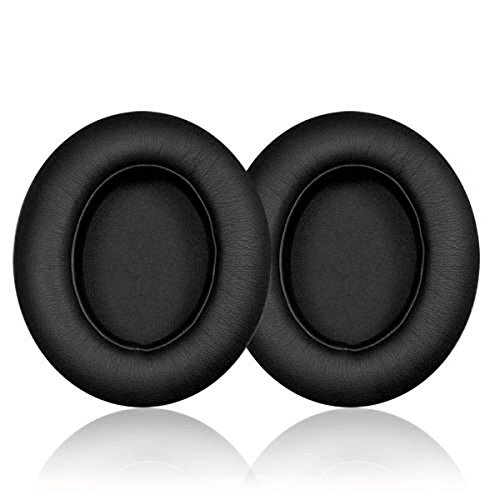 Trader Plus 1 Pair Beats Replacement Earpads - Compatible with Studio 2.0 Wired / Wireless Over Ear Headphones by Dr. Dre ONLY ( DOES NOT FIT SOLO 2.0 ) | Black