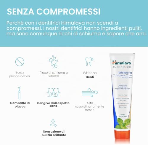 Botanique Whitening simply Peppermint |Prevents germs and improves Oral & Dental health |Strenghtens teeth| All Natural, Fluoride & SLS free | 100% Vegetarian and Vegan Friendly- 150g