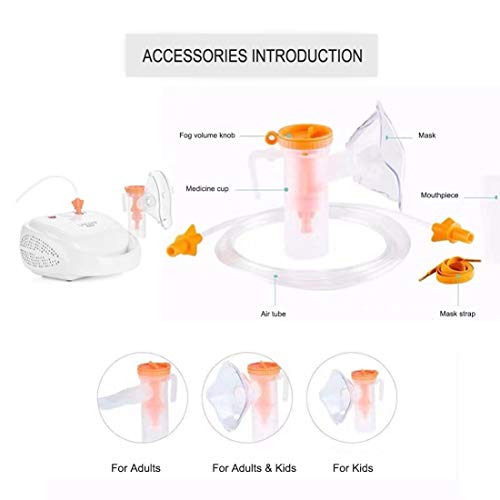 Nebulizer Machine for Albuterol, Portable Air Compressor System with Mouthpiece for kids and Adults