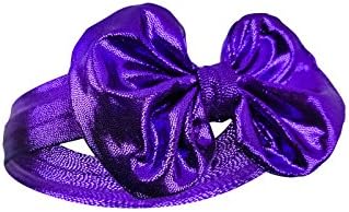 Baby Girl Headband for Preemie, Newborn, 0-3 Months, 3-6 Months, 6-12 Months, 12-18 Months │ Baptism, Birthday, Christmas │ Fashion Cute Soft Stretchy Elastic Big Bow Handmade in USA by Cirkel