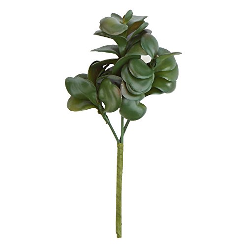 Factory Direct Craft Set of 3 Vinyl Artificial Eucalyptus Picks for Floral Arranging, Garden Creation and Crafting