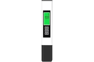ILORVIUN 4 in 1 Tds Meter Digital Water Tester, Accurate and Reliable TDS EC & Temp(°C,°F) Meter, 0-9990ppm Water Quality Tester for Drinking Water RO/DI System, Aquariums etc