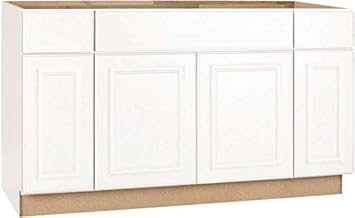 60x34 5x24 In Sink Base Cabinet In Satin White Amazon Com