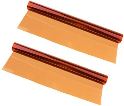 ゲルフィルター 2枚セット ストロボ フラッシュ照明 お中元 カラーフィルター 色補正 オレンジ フォトスタジオ