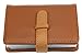 DKER PU Leather Credit Card Holder with 26 Card Slots - Book Style - Size 4.2 X 3 X 0.7 Inches (Khaki)