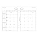 Filofax A5 Month to View English Refill, Monthly, Jan 2019- Dec 2019, 8.25 x 5.75 (C68510-2019)