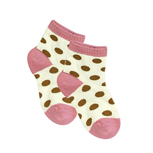 Wrapables 3 Pair Fun Polka Dot Socks for Toddler
