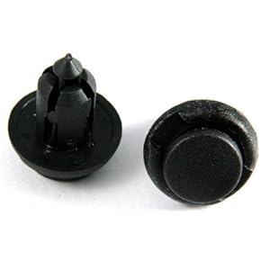 QMET 10mm 40 Pcs / Pack Push-type Nylon Bumper Fender Flare Fastener