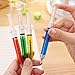 Kicko Syringe Pens - 12 Set Multi-Color Syringe Pen - Writes in Blue or Black Ink for Boys, Girls, Imaginary Doctor Play, School Supplies, Party Favors, Goody Bag Fillers and Prizes