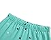 MyFav Big Girls Summer Pajama Set Heart Shape Printed Cute Sleepwear Shorts,Green,14 Years