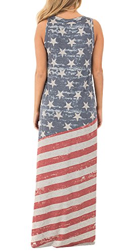 knee length dresses for ladies United States And Fiji Off Shoulder Maxi Dress USA Flag Eagle Mix Fiji