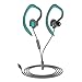 Mucro Sports Earhook Headphones Sweatproof in Ear Headphone Workout Earphone 3.5mm Jack Wired Stereo Headset with Microphone for Gym Running Jogging Hiking Cycling (Blue)