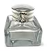 Madison Bay Company Square Clear Glass Mini Inkwell, 1.75 Inches Square X 1.75 Inches Tall