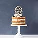 Cake Toppers Wedding Cake Toppers Mr Mrs Wood Wreath Cake Topper Birthday Cake Topper, Wedding Reception,Wedding Cake Decoration (circle)