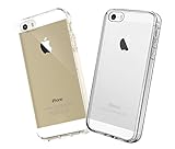 iPhone SE Case, iPhone 5s Clear Case, agOva Crystal Clear Protective Case Scratch Resistant Shock-Absorbing Bumper Cases with Hard Back Panel for Apple iPhone 5/5s/SE (Ultra Clear)