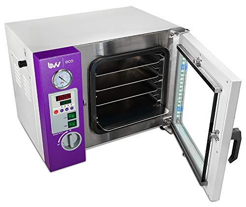 BVV- 0.9CF ECO Vacuum Degassing Oven- 4 Wall Heating, LED Display, LED's- 4 Shelves Standard with VE225 4CFM 2 Stage Vacuum Pump Kit - Thumbnail 2