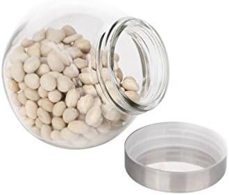 AODEW Glass Food Storage Container Candy Storage Jar for Candy,Coffee Beans, Pet Food, Cookies, Dry Food Storage, Swear Jar and More