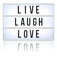 Northpoint GM8282 Lightbox with 109 Letters, Numbers and Symbols, ONE Size, White