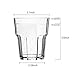 PEMOTech Plastic Drinking Glasses, 4 Pack 9 Oz Clear Acrylic Water Tumblers, Restaurant Quality Plastic Water Cups, Unbreakable Water Glasses for Kids,100% BPA-free,Shatterproof Cups Dishwasher Safe