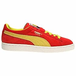 PUMA Suede Classic Sneaker,Flame Scarlet/Sulphur