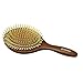 Professional Natural Wooden Bristle Detangling Hair Brush Large by Rolencos
