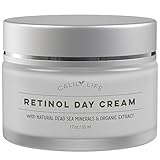 CalilyLife Organic Anti-Aging Retinol Day Cream with Dead Sea Minerals, 1.7 Oz. 