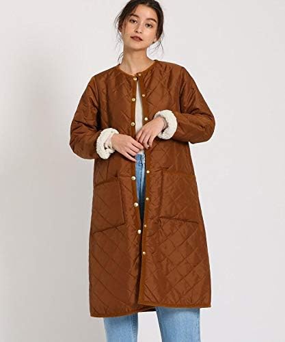 Amazon ドレステリア Dressterior Web限定 Traditional Weatherwear トラディショナル ウェザーウェア ノーカラーキルティングコート 02 キャメル 041 コート ジャケット 通販