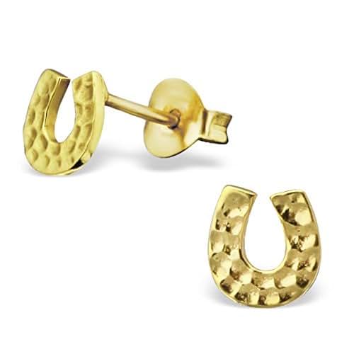 amazon-925-sterling-silver-horseshoe-earring-handmade