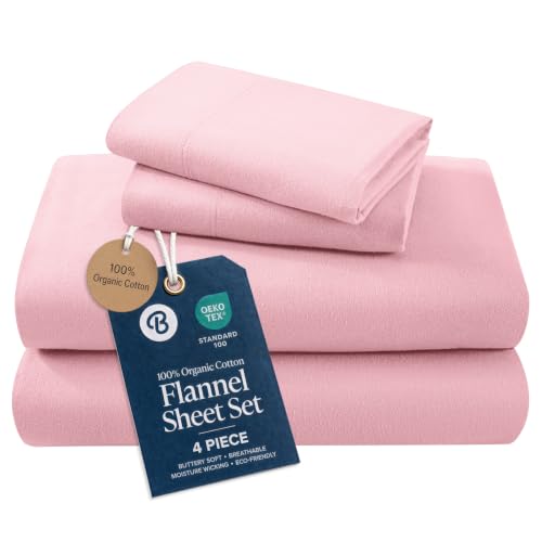 Bare Home Organic Cotton Flannel Sheet Set