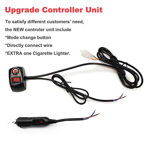 35.5" 32 LED 13 Flashing Strobing Modes High Intensity Law Enforcement Hazard Traffic Advisor Emergency Warning Strobe Light Bar Kit for Tow Truck Undercover Vehicle Auto Parts/Lighting Accessories