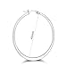 Areke Stainless Steel Hammered Large Hoop Earrings for Women - Round Teardrop Huggie Loops 4 Pairs Sets