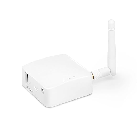 title=GL.iNet GL-AR150 Mini Travel Router with 2dbi external antenna, Wi-Fi Converter,