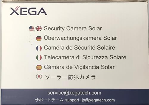 Xega 4G LTE Cellular Security Camera Solar with SIM Card【2 Pack】 Wireless Outdoor No WiFi Security Camera,2K HD PTZ Night Vision Motion Detection 2 Way Talk TF&Cloud Storage IP66, Built-in SIM Card