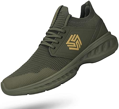 Giniros Mens Slip On Walking Shoes Non Slip Running Shoes