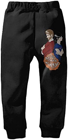 AJERU Rhett &amp; Link Good Mythical Morning Sweatpants/Casual Pants For Kids Black