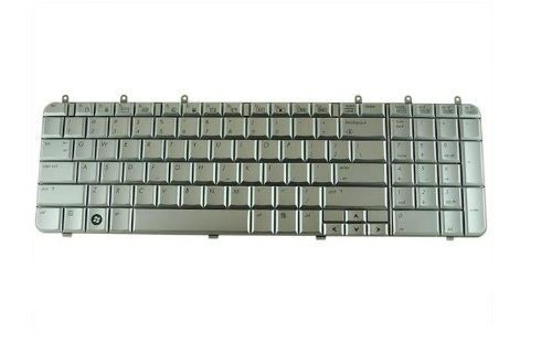 New HP Pavilion DV7 Series Keyboard Silver US Matte