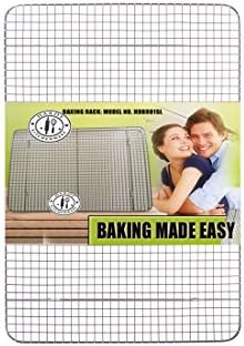 Wire Cooling Rack, Fits 13" X 18" Half Baking Sheet Pan for Baking, Roasting, Cooking with Bonus E-book