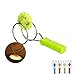 Magnetic Gyro Wheel Light-Up Yoyo Rail Twirler Musical Rainbow Spinning Toy, Green