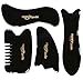 Best Gua Sha Scraping Massage Tool made with Smooth Buffalo Horn Quality & Beautiful Great guasha Tools for Graston SPA Acupuncture Therapy Trigger Point Treatment on Face Back Arm Fee(four items)