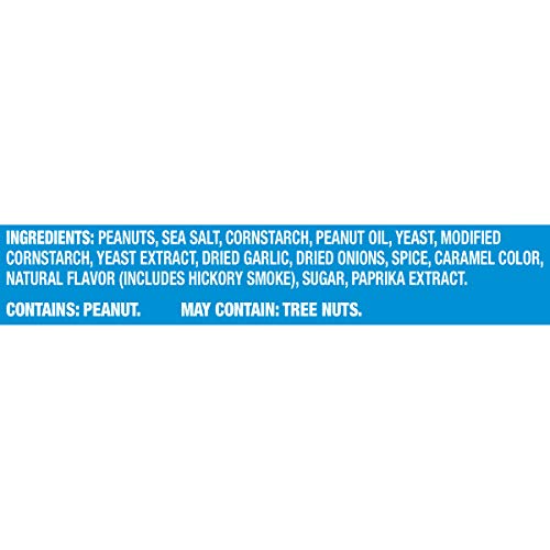 PLANTERS SMOKED & SALTED PEANUTS (6 OZ CANISTER)