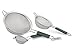 Elisabeth Nielsen Fine Mesh Strainer Set of 3 Stainless, Use Strainers as a Flour Sifter, Pasta Strainer, Colander with Handle for Amaranth, Rinse Quinoa, PLUS a Free Bonus Set of Mesh Tea Strainers