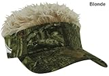 Flair Hair Men's Camo Adjustable Velcro Visor With Hair