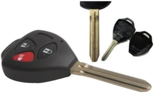 For 2006-2010 Toyota Avalon New 3 Buttons Remote Car Key Case Fob Shell (Just a Blank Key Shell, No Chips Inside)