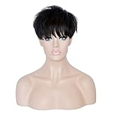 VRZ Short Human Hair Wigs MMT