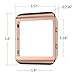 Shareconn New Style Replacement Accessory Steel Frame for Fitbit Blaze Smart Watch Rose Gold