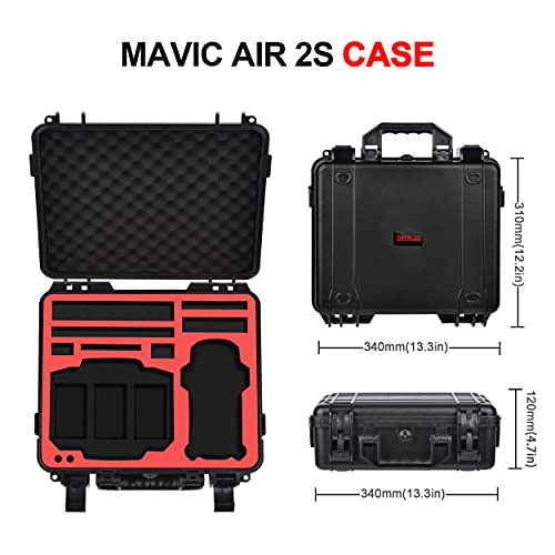STARTRC Hard Case for DJI Air 2S Fly More Combo and Smart Controller