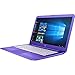 HP Lightweight Stream- 14in HD LED, Intel Celeron N3060, 4GB Ram, 32GB SSD, Intel HD Graphics, Win10 Home-Purple (Renewed)